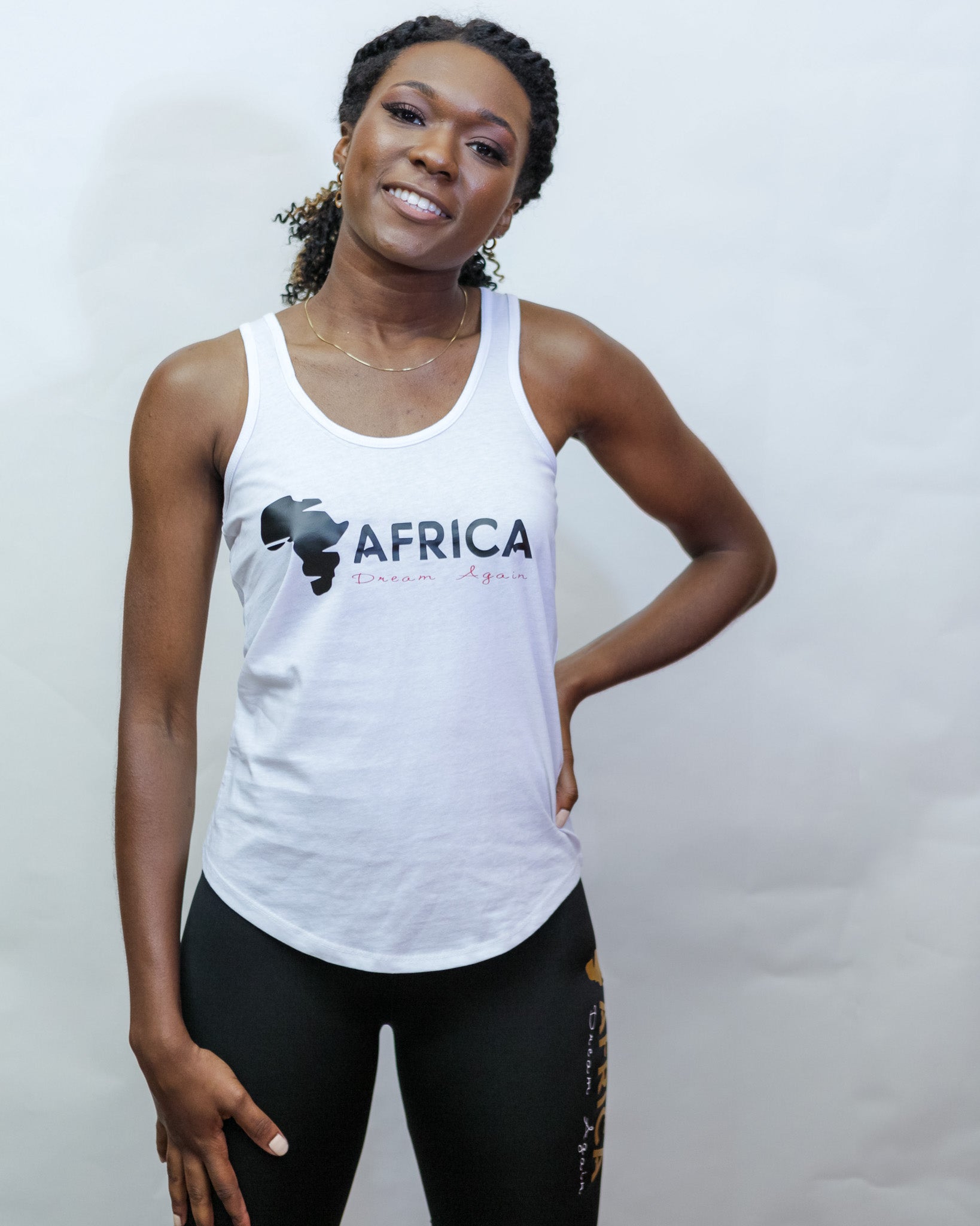 African print tank top