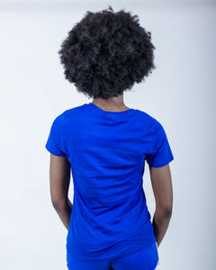 GaMBIA T-Shirt Blue/White