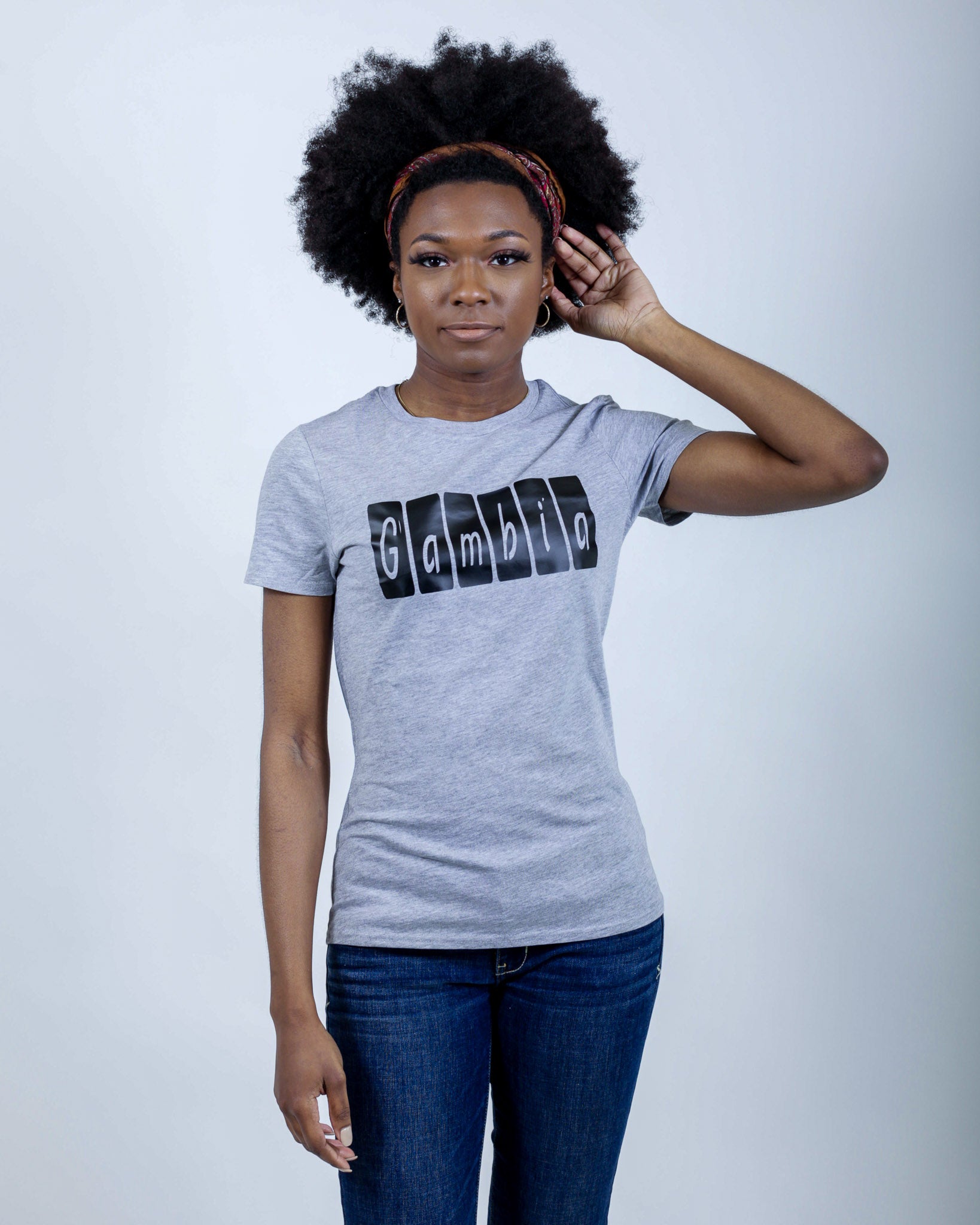 Gambia T-Shirt Grey/Black