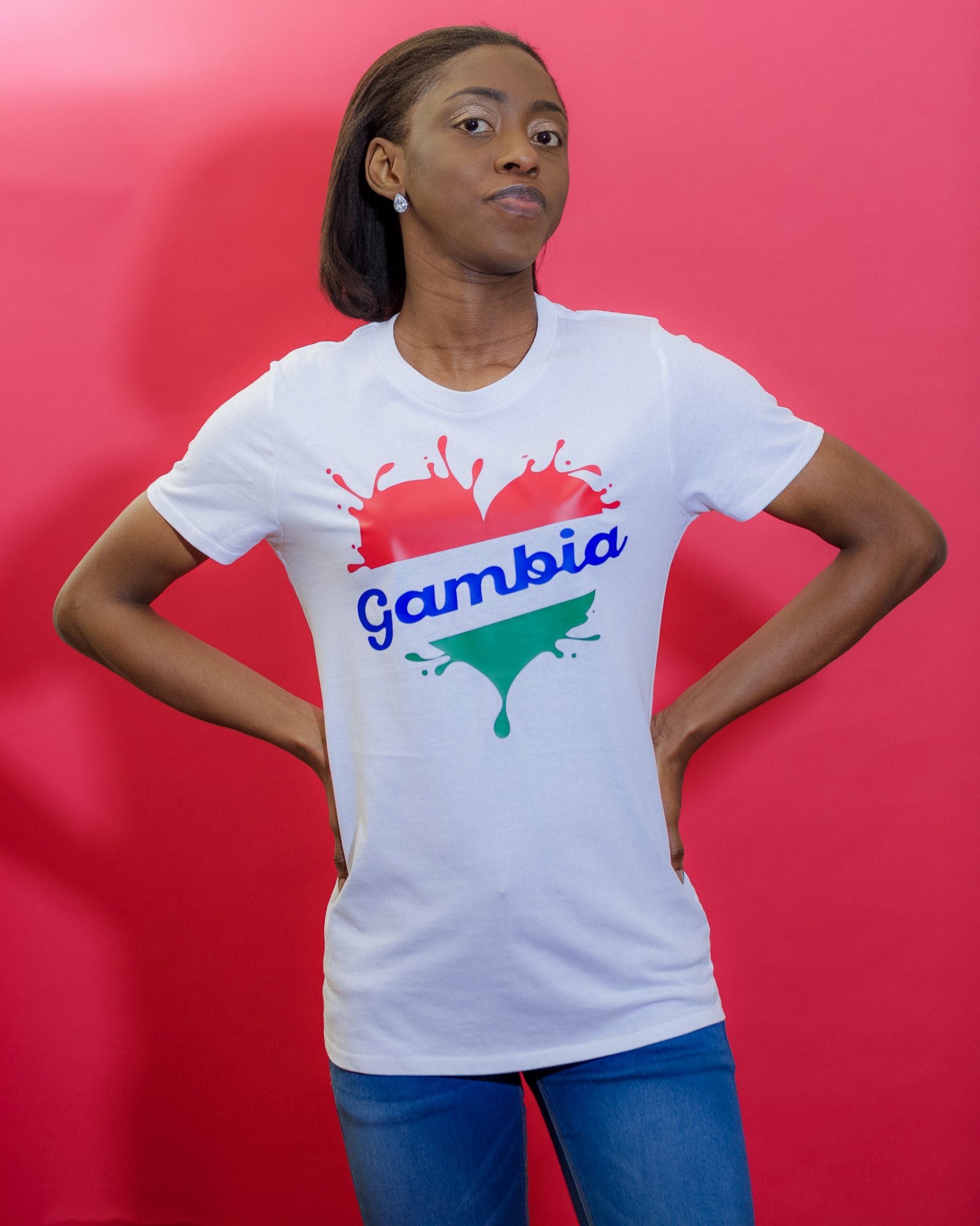 Valentine's and Gambia Independence T-shirt