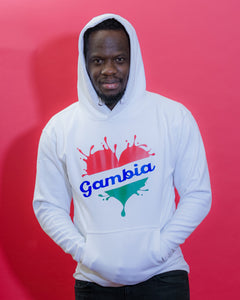 Valentine's & Gambia Independence Hoodie