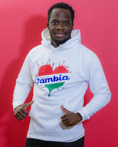 Valentine's & Gambia Independence Hoodie