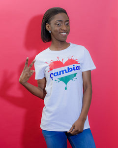 Valentine's and Gambia Independence T-shirt